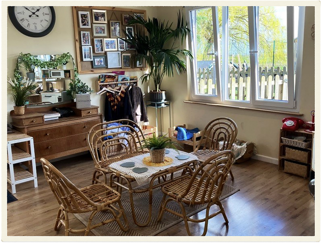 View 1 of the Garden Room for children aged 3 to 4 years old.