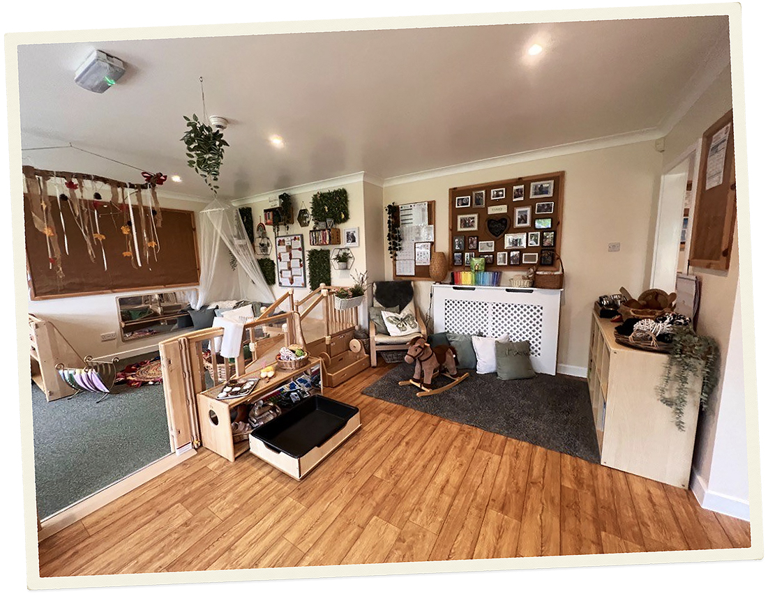 View 1 of the Seedling Room for children aged 0 to 2 years old.