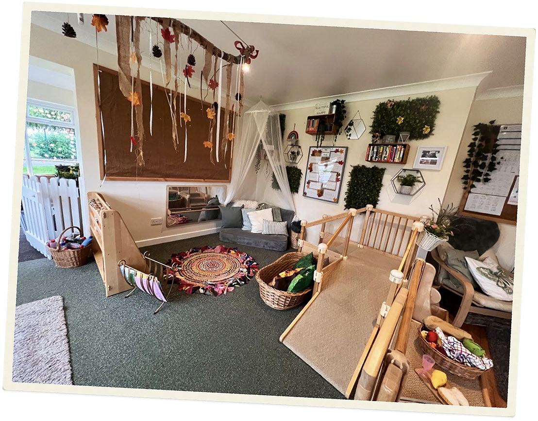 View 3 of the Seedling Room for children aged 0 to 2 years old.