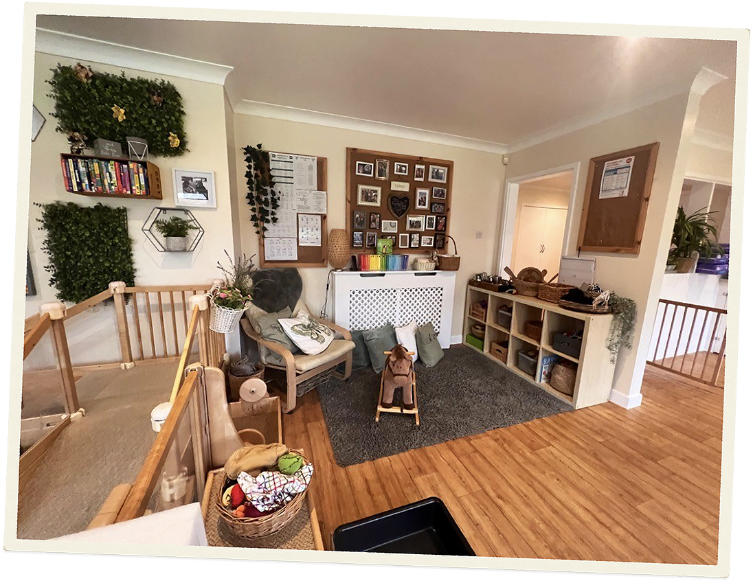 View 6 of the Seedling Room for children aged 0 to 2 years old.