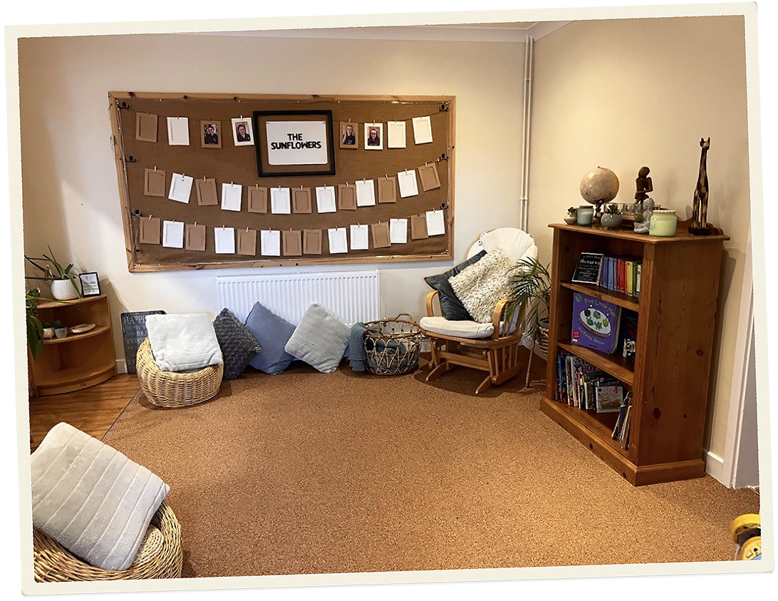 View 4 of the Sunflower Room for children aged 2 to 3 years old.